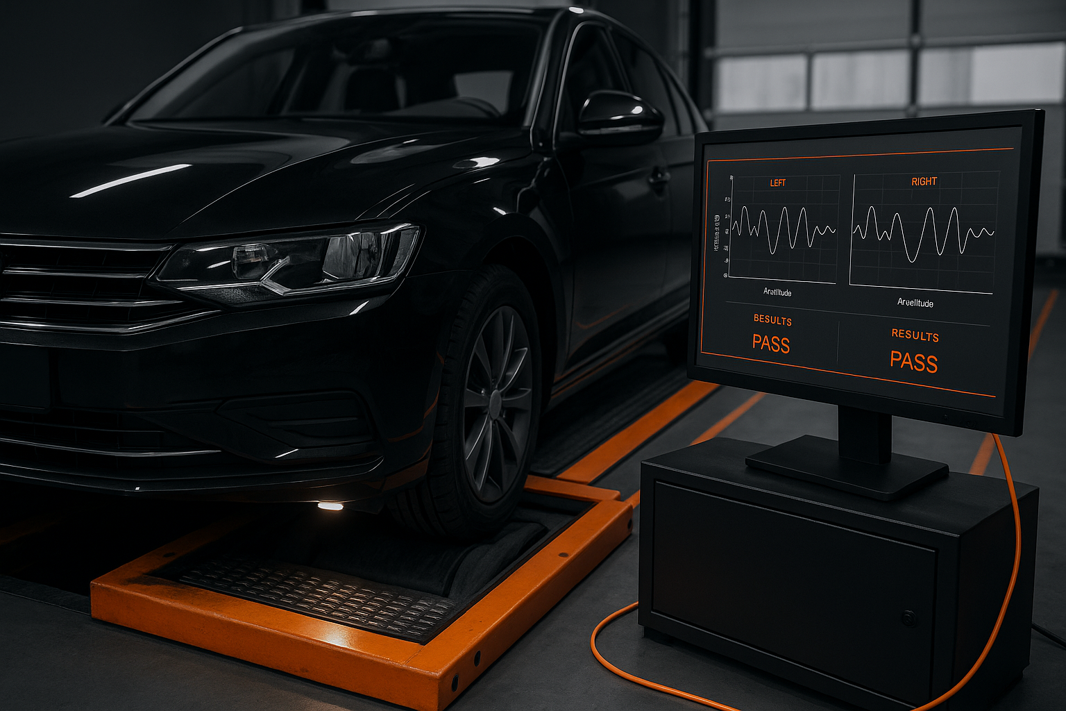 Диагностика амортизаторов на вибростенде