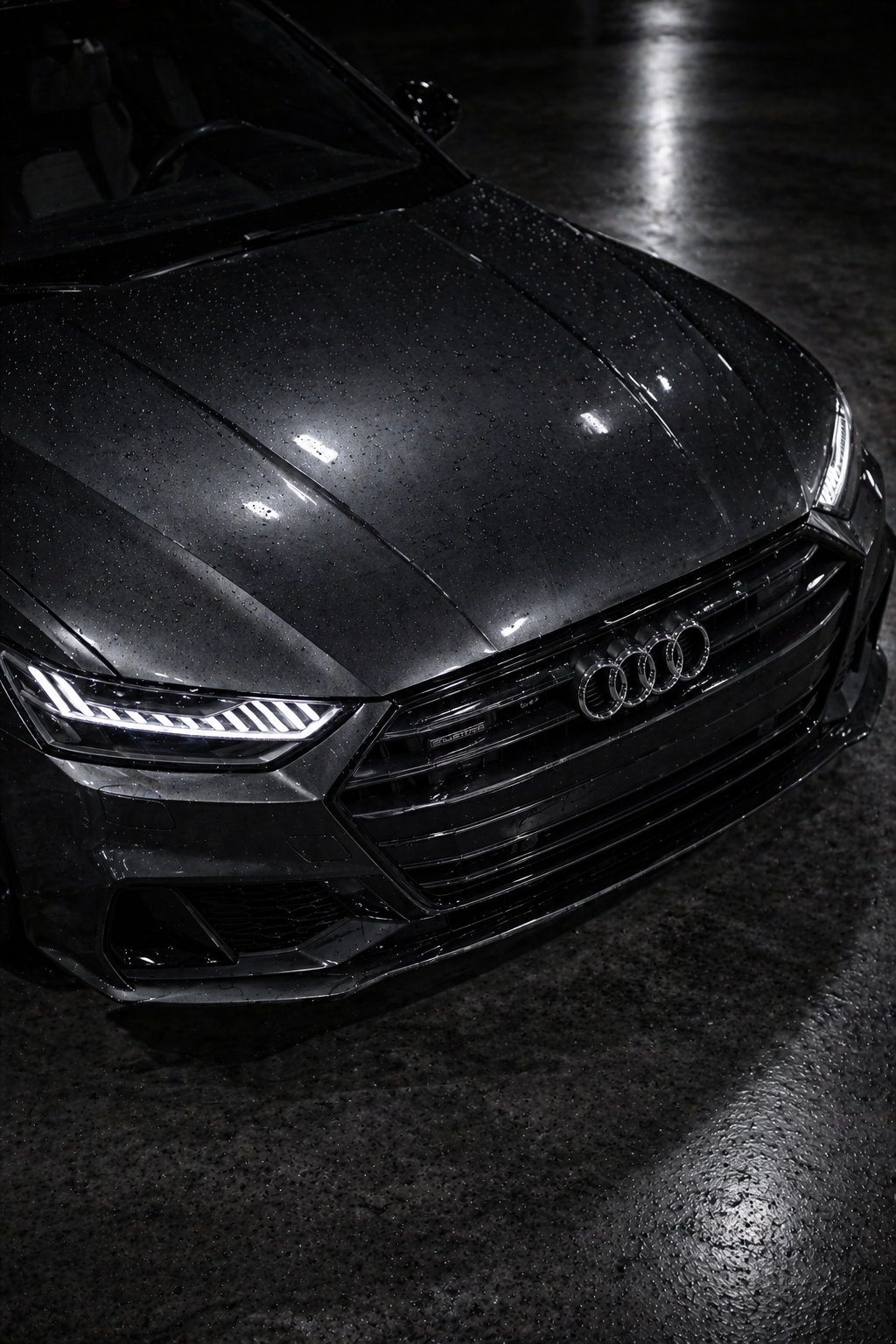 Audi A7 - передняя часть