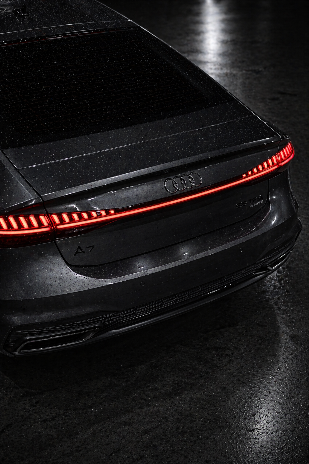 Audi A7 - задняя часть